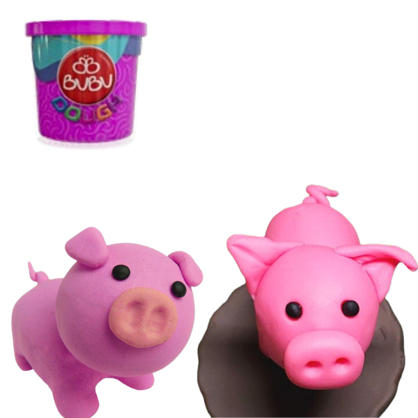 Тесто для лепки PLAY DOUGH в баночке, 1 х 125 г, розовый