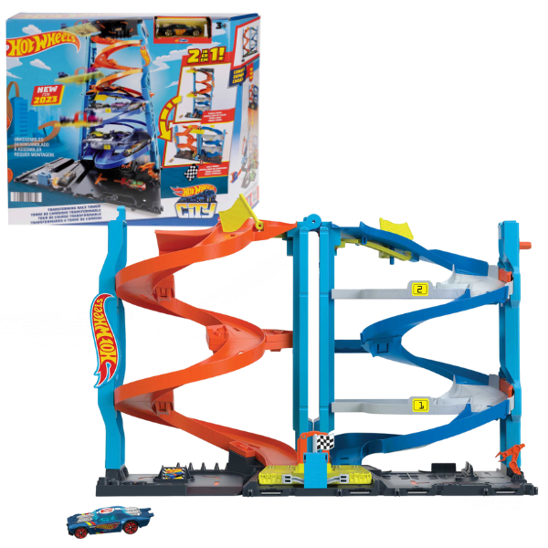 Hot Wheels Игровой набор «Городская гоночная башня-трансформер»
