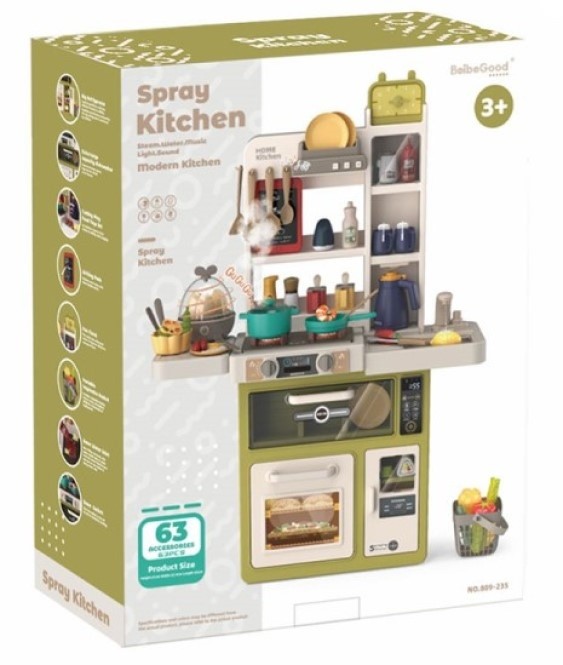 Кухня BeiBe Good Spray Kitchen 63pcs 85 cm (889-235)
