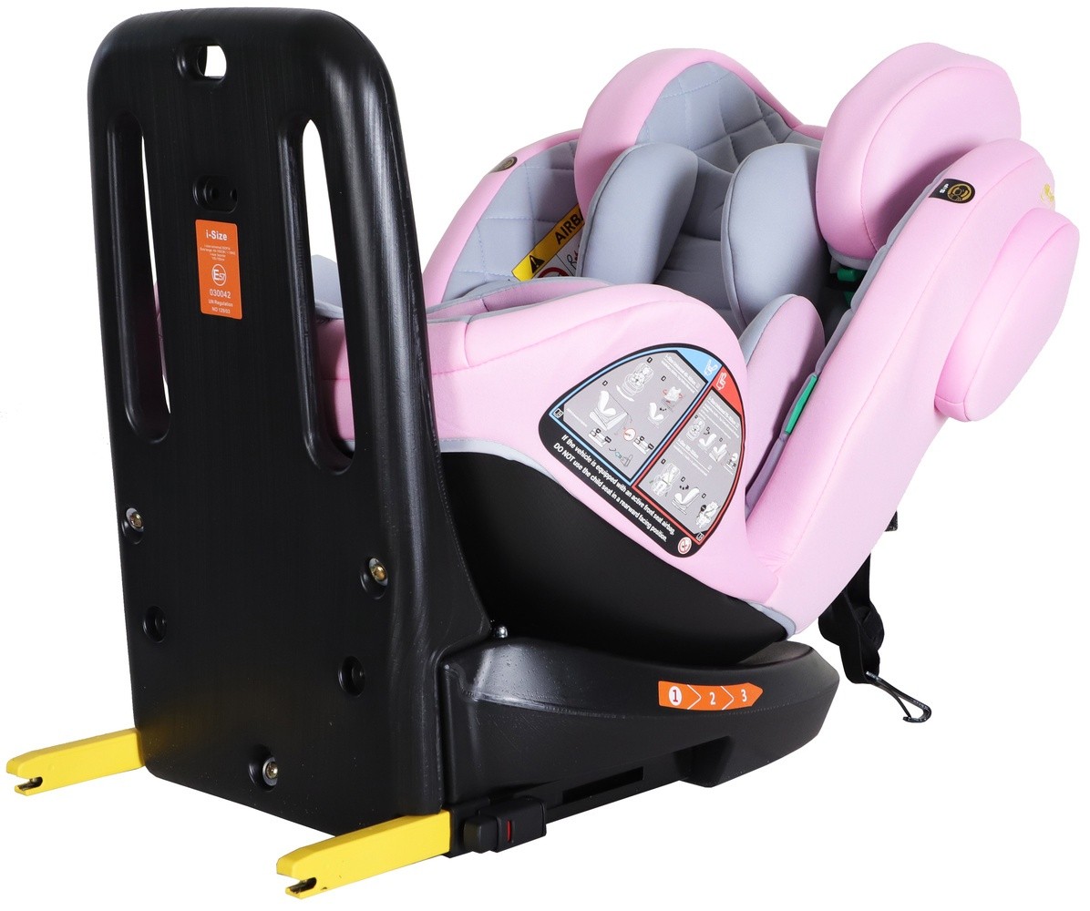 Детское автокресло Summer Baby Faro I-Size (4572) Grey/Pink