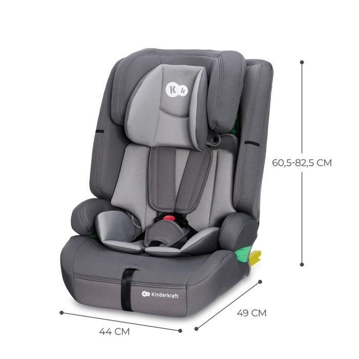 Детское автокресло Kinderkraft Safety Fix 2 I-Size Grey (KCSAFI02GRY0000)