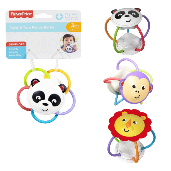 Fisher-Price Погремушка — прорезыватель «Зверушка», в ассортименте