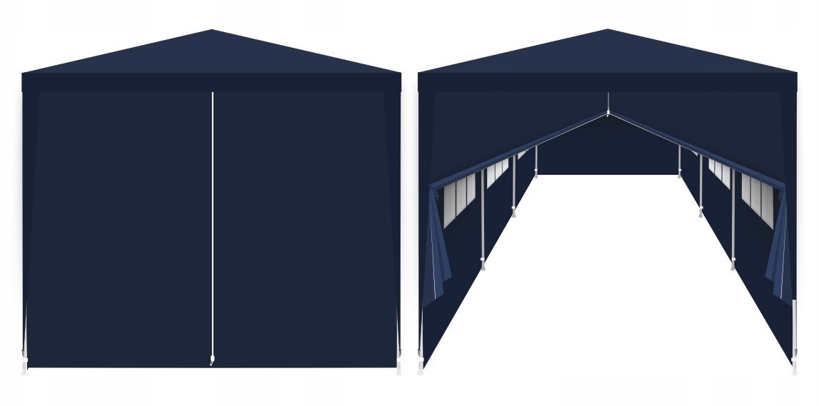 Шатёр Saska Garden Pavilion Tent Navy Blue 9x3m