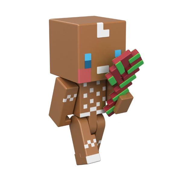 Адвент-календарь Minecraft с 3 фигурками и аксессуарами