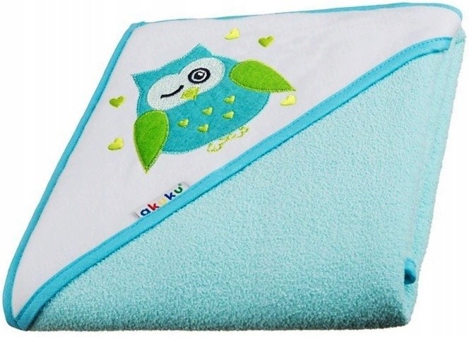Полотенце для детей Akuku Owl Blue 80x80cm (A1236)