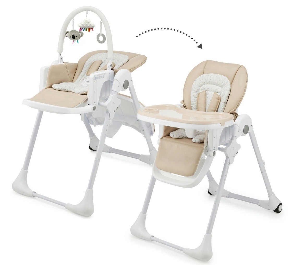 Стульчик для кормления Kinderkraft Tummie Beige (KHTUMM00BEG0000)