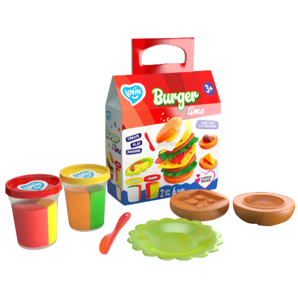 Набор теста для лепки Play dough «Бургер»