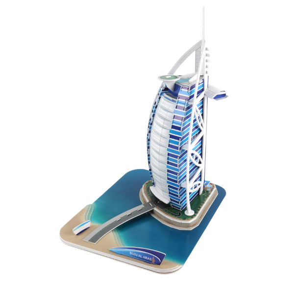3D пазл «Бурдж аль-Араб», 46  элементов