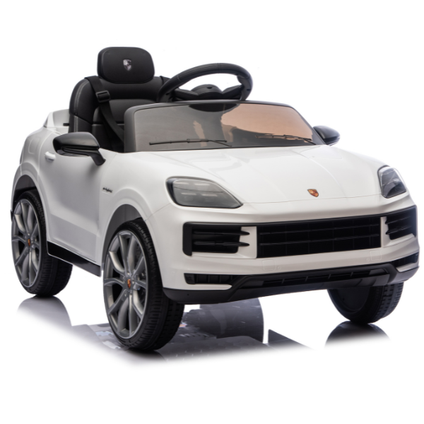 Машина Porsche Cayenne, Аккумулятор 12V7Ah, 2 мотора 25W, EVA колеса, кожаные сидения