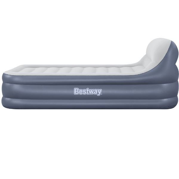Bestway Надувной матрас со встроенным электронасосом 220 V и изголовьем, 152x226x84 см