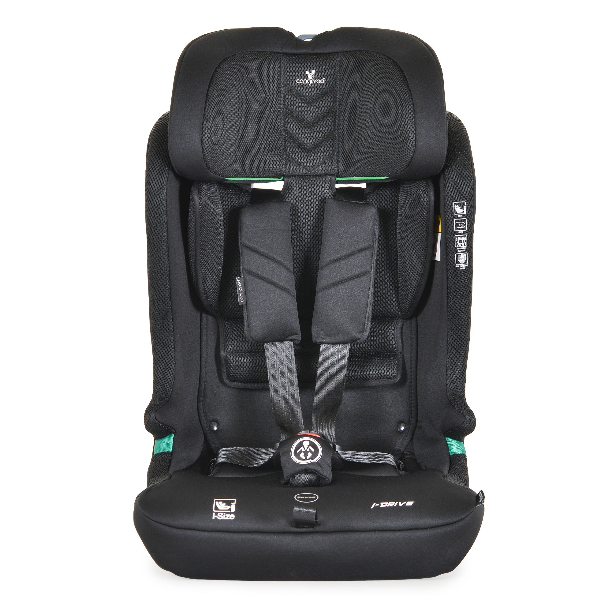 Детское автокресло Cangaroo iDrive Phantom Black
