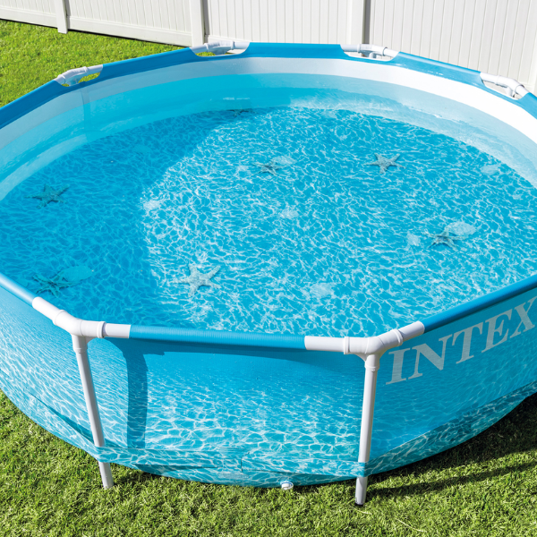 INTEX Бассейн BEACHSIDE METAL FRAME 305x76cm, 4485Л, металлический каркас