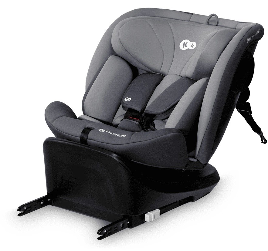 Детское автокресло Kinderkraft i-Grow i-Size Grey (KCIGRO00GRY0000)