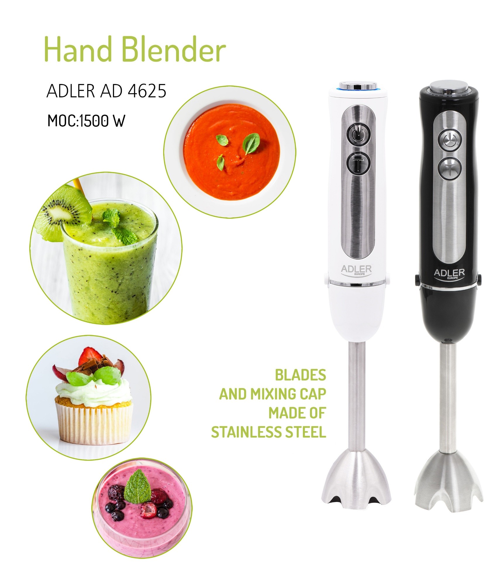 Блендер Adler AD-4625 White