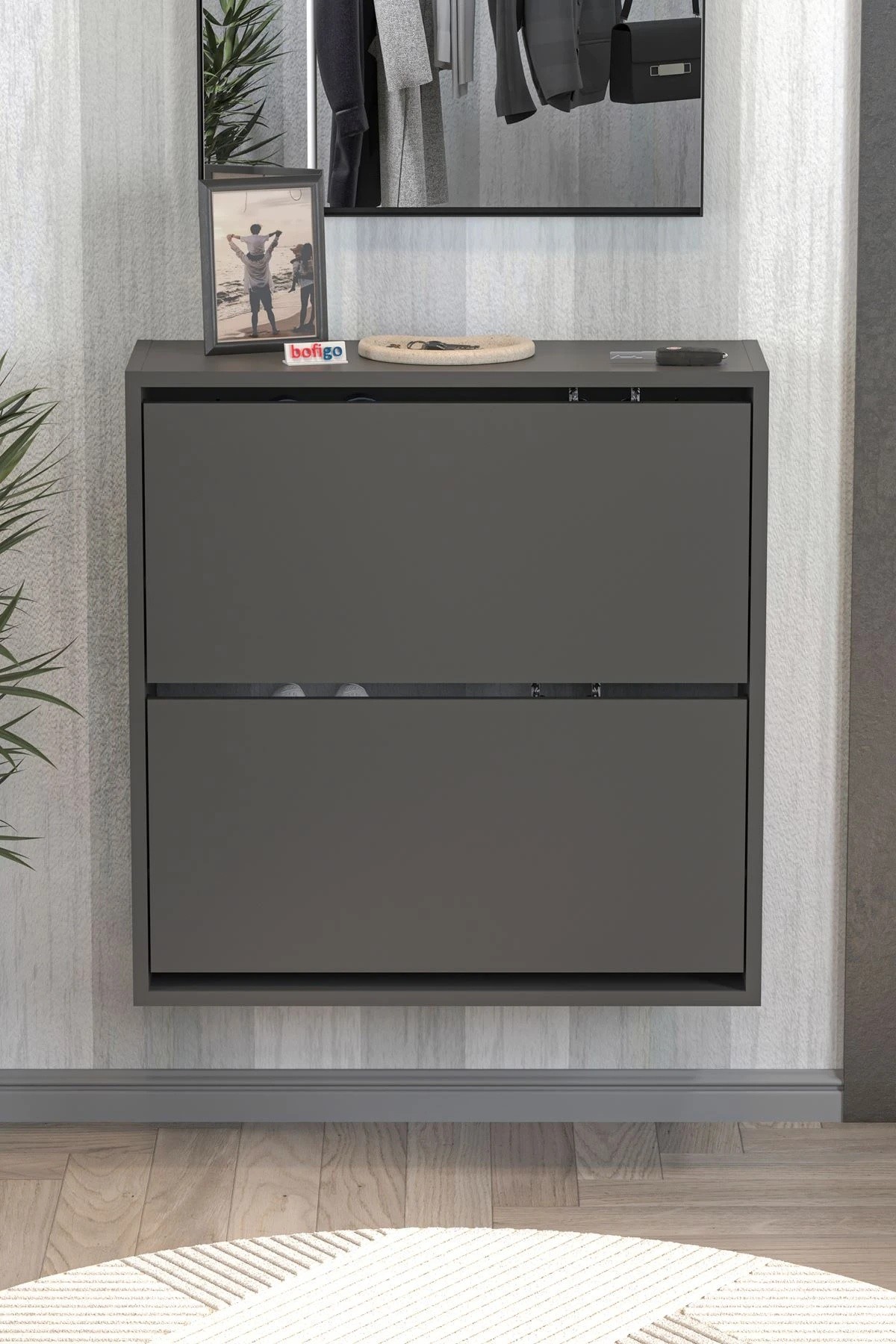 Обувница Bofigo 18-02-08 Anthracite