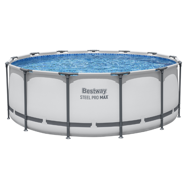 Bestway Бассейн STEEL PRO MAX Round 396х122 см, 12690 Л, металлический каркас