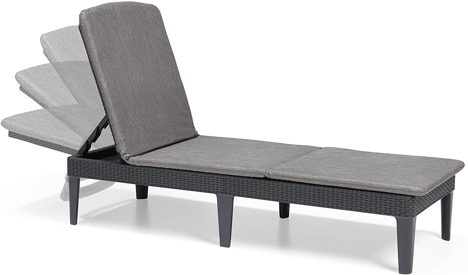 Шезлонг Keter Jaipur Sun Lounger Graphite + (238416)