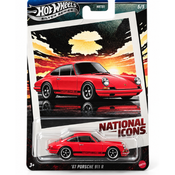 Набор Hot Wheels Silver Series 2025 «National Icons» 1:64, в асс.