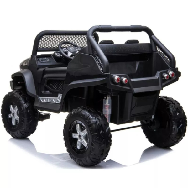 Машина Mercedes-Benz Unimog, Аккумулятор 12V14Ah, 4 мотора 60W, EVA колеса, кожаные сидения