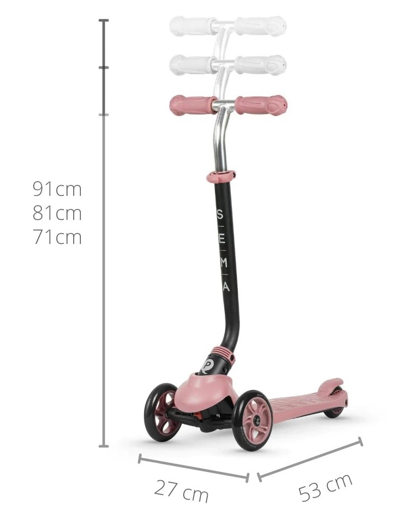 Самокат Qplay Sema Pink