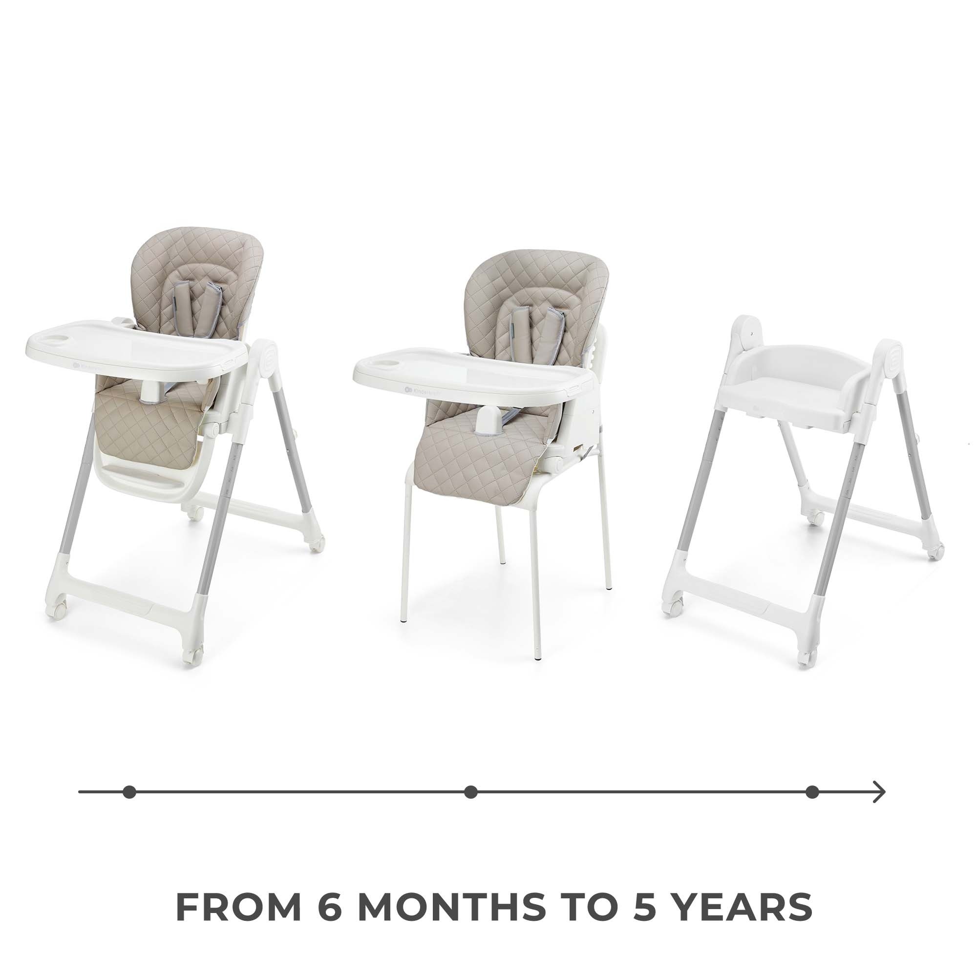 Стульчик для кормления Kinderkraft Tulo Beige (KHTULO00BEG0000)