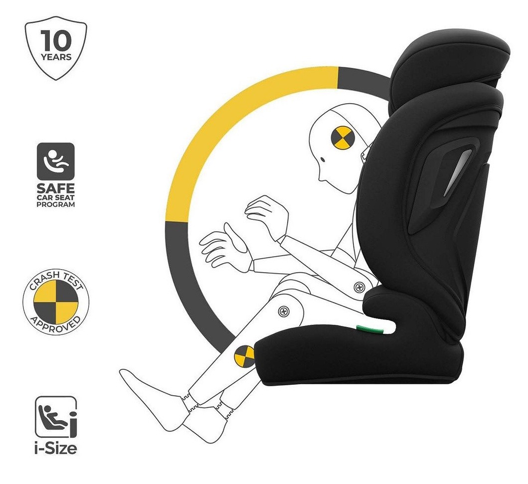 Детское автокресло Kinderkraft Comfort Up 2 Plus i-Size Black (KCCOUP02BLKPL00)